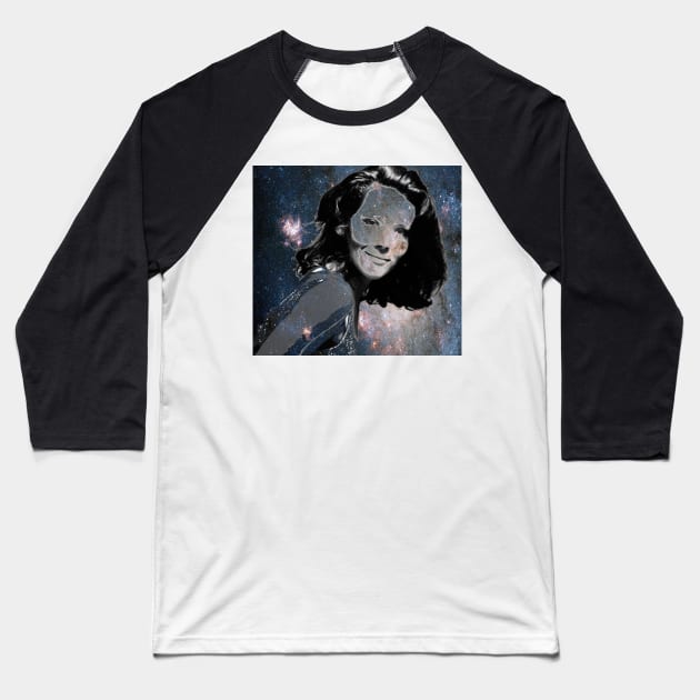 Diana RIgg Star Light Starlet Baseball T-Shirt by asimplefool